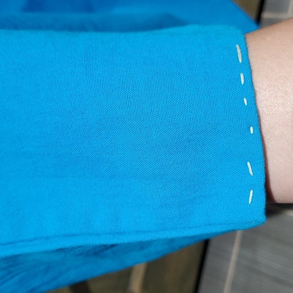 MEXICAN ARTISAN TOP HAND  EMBROIDERED - Picture 5 of 6